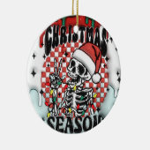 Kerst Seizoen Skeleton Ornament (Rechts)