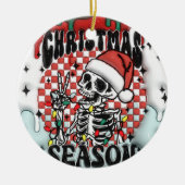 Kerst Seizoen Skeleton Ornament (Voorkant)