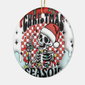 Kerst Seizoen Skeleton Ornament (Links)