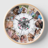 Kerst Seizoen Snowman Multi Photo Collage (Voorkant)