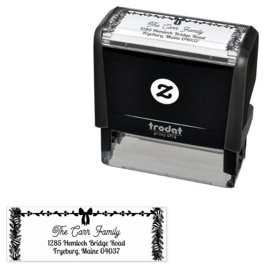  kerst self-inking stempel (In situ)