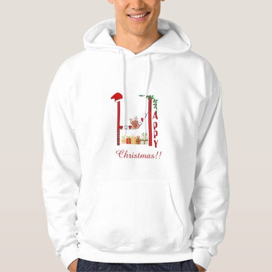Kerst serie 08 hoodie (Voorkant)