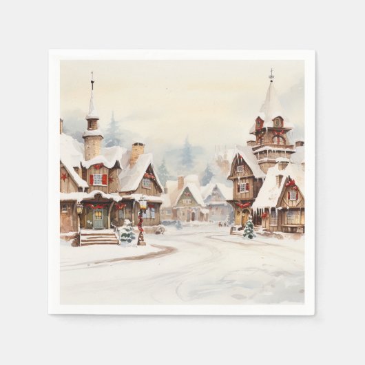 kerst servet (Voorkant)