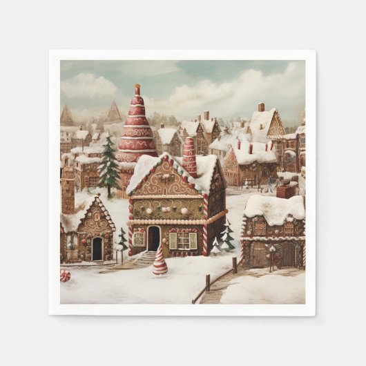 kerst servet (Voorkant)