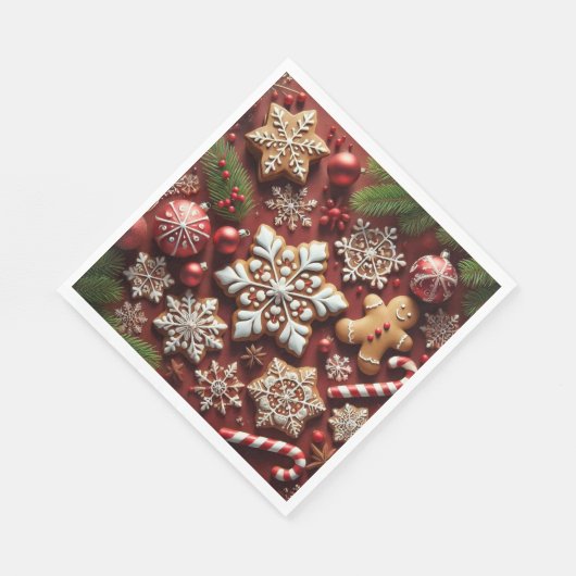 Kerst servetten! servet (Hoek)