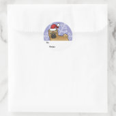 Kerst Shar Pei Gift Labels (Tas)