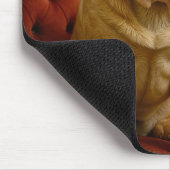 Kerst Shar-Pei met kerstmuts Muismat (Hoek)