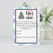 Kerst Shelter Fondsenwerving RSVP Kaartje (Staand voorkant)