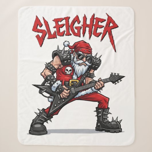 Kerst Sherpa Dekbed Deken (Voorkant)