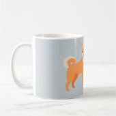 Kerst Shiba Inu Koffiemok (Links)