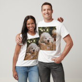Kerst Shirt met Schattige Hondenontwerp (Unisex)