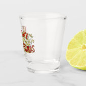  kerst shot glas (Rechts)