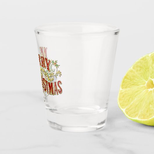  kerst shot glas (Rechts)