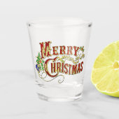  kerst shot glas (Voorkant)