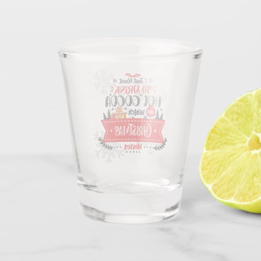 Kerst Shot Glazen (Achterkant)