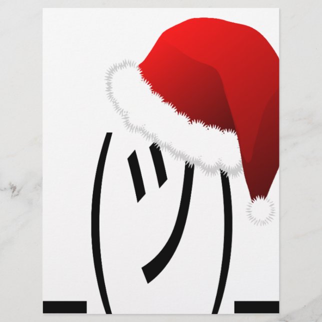 kerst shrug emoji (Voorkant)