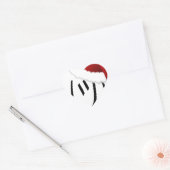 kerst shrug emoji hart sticker (Envelop)