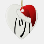 kerst shrug emoji keramisch ornament (Rechts)