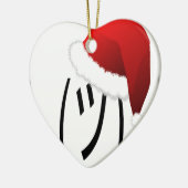 kerst shrug emoji keramisch ornament (Links)