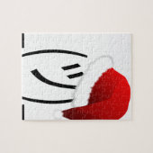 kerst shrug emoji legpuzzel (Horizontaal)