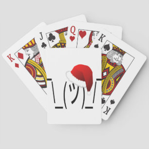 kerst shrug emoji pokerkaarten