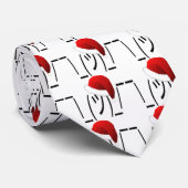 kerst shrug emoji stropdas (Opgerold)