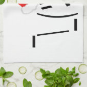 kerst shrug emoji theedoek (Gevouwen)