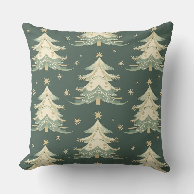 Kerst Sierkussen – Feestelijke vakantie decor (Voorkant)