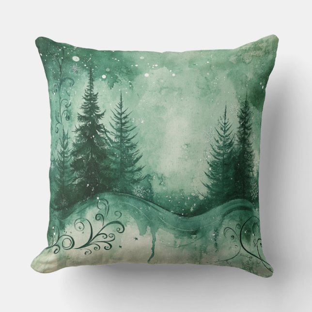 Kerst Sierkussen – Feestelijke vakantie decor (Voorkant)