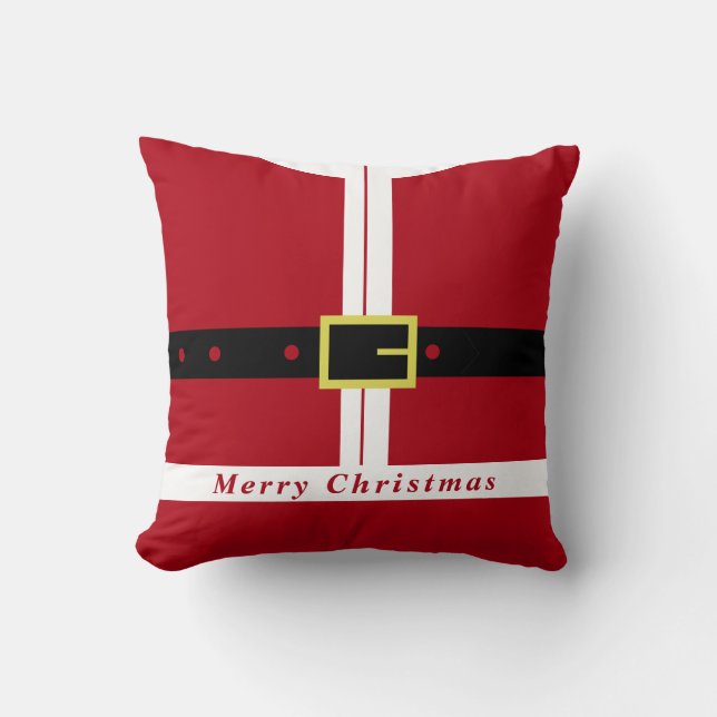 Kerst Sierkussen Grappig Sinterklaas Ontwerp (Voorkant)