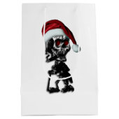 Kerst sigaar skelet ontwerp medium cadeauzakje (Achterkant)