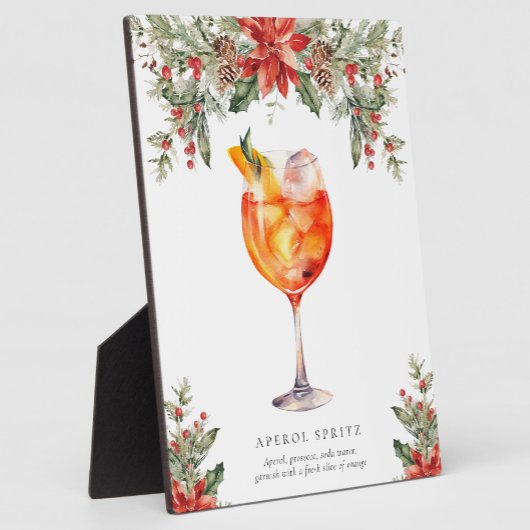 Kerst Signature Drank Bord Fotoplaat