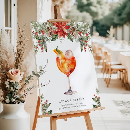 Kerst Signature Drank Bord Poster