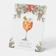 Kerst Signature Drank Bord