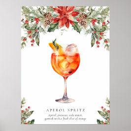 Kerst Signatuur Drink Poster