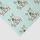 Kerst Silly Goose Vakantie Jolly Tissuepapier (Detail)
