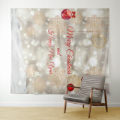 Kerst Simpele Achtergrond Wandkleed (In Situ (horizontaal))