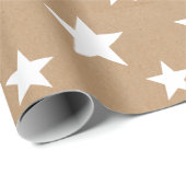 Kerst Simpele Sterren Inpakpapier (Rol Hoek)
