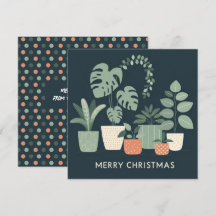 Kerst Sinaasappel Groene Potted Planten