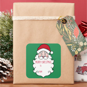 Kerst Sinterklaas Cadeau Label Stickers
