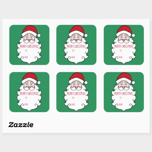 Kerst Sinterklaas Cadeau Label Stickers (Vel)