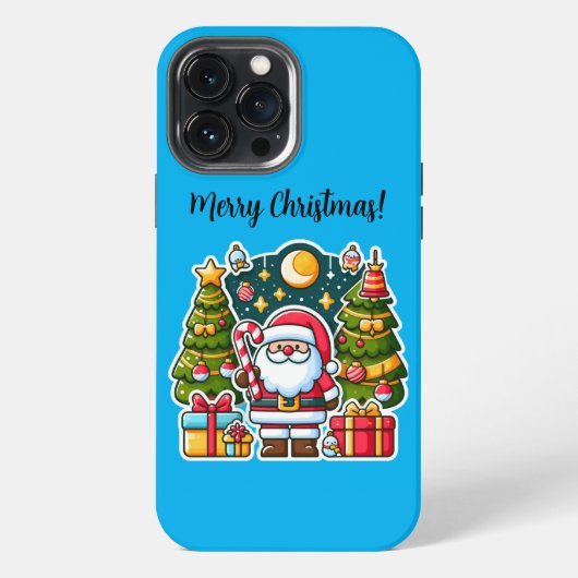 Kerst Sinterklaas iPhone 13 Pro Max Hoesje (Achterkant)