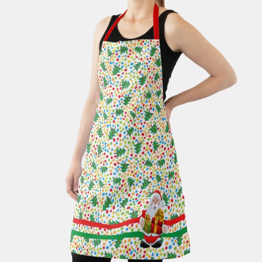 Kerst Sinterklaas Leuk Cadeau voor Oma Mam Schort (Insitu)