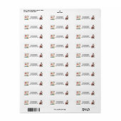 Kerst & Sinterklaas personaliseren Etiket (Full Sheet)