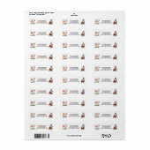 Kerst & Sinterklaas personaliseren Etiket (Full Sheet)