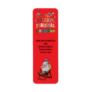 Kerst & Sinterklaas personaliseren Etiket