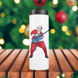 Kerst Sinterklaas Rock Punk Thermische Tumbler Thermosbeker
