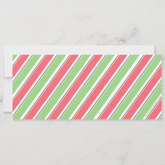 Kerst-Sinterklaascadeau bon template voor kinderen Kaart (Achterkant)