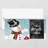 Kerst Sjabloon familie fotokaarten (Voorkant / Achterkant)