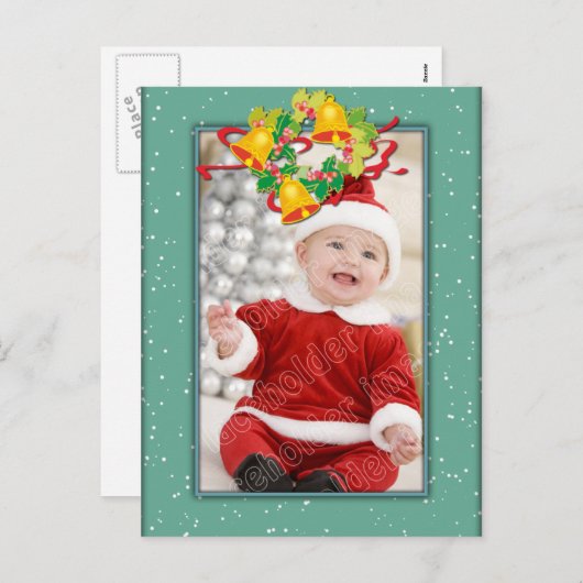 Kerst Sjabloon met klokken (Voorkant / Achterkant)